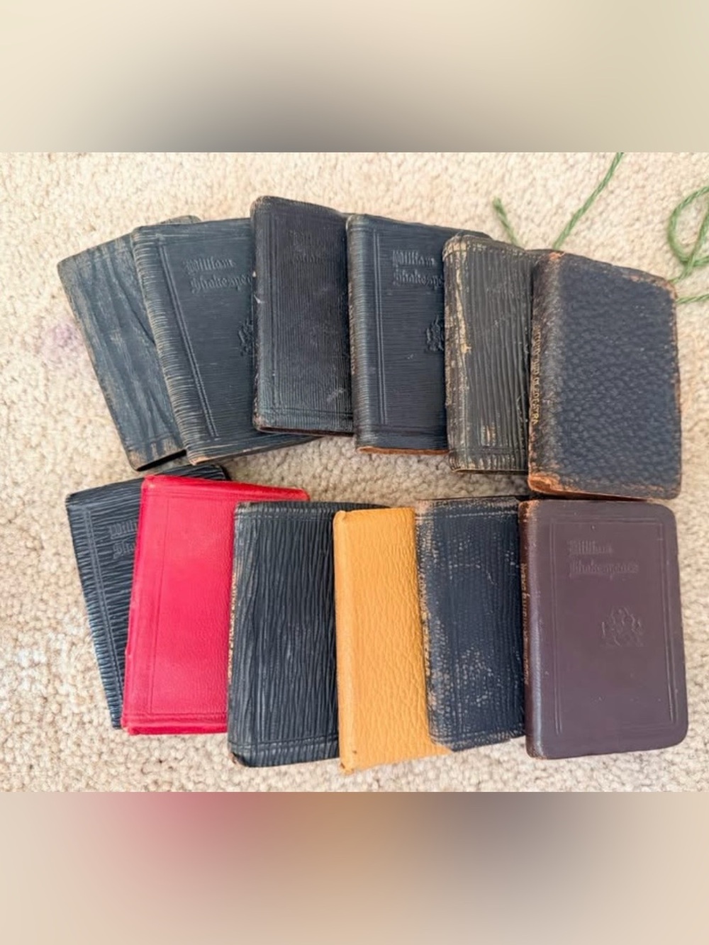 Antique Miniature Shakespeare Books